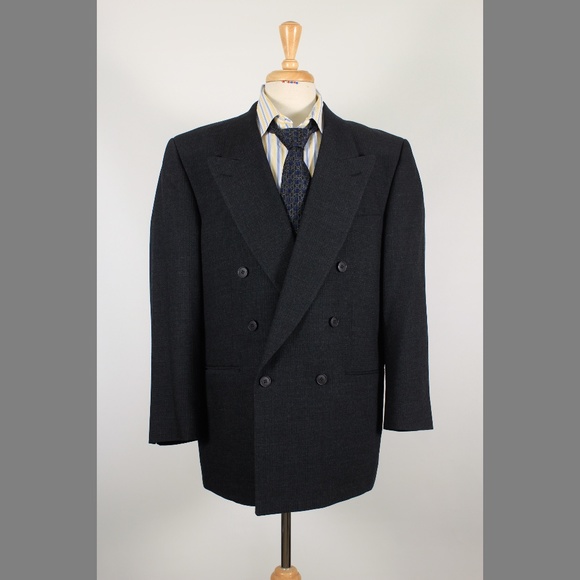 Yves Saint Laurent Other - #YvesSaintLaurent 44R Gray Stripe Sport Coat 81-E
